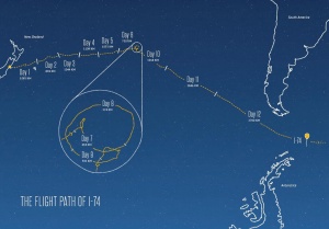 En balon je v dveh tednih po vzletu z Nove Zelandije prepotoval celoten Pacifik.